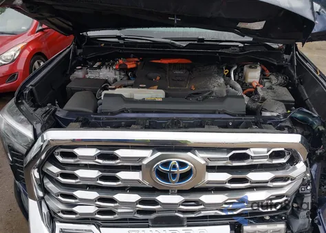 2022 Toyota Tundra Hybrid 1794 Edition from USA, damaged, VIN 5TFMC5DB9NX006590